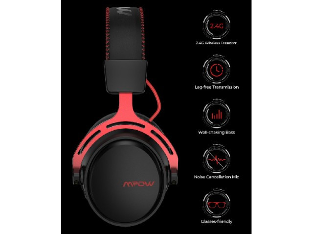 هدست گیمینگ بی سیم Mpow BH415 Air 2.4G