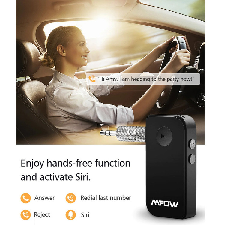 گیرنده بلوتوث موسیقی بی سیم MPOW BH044E