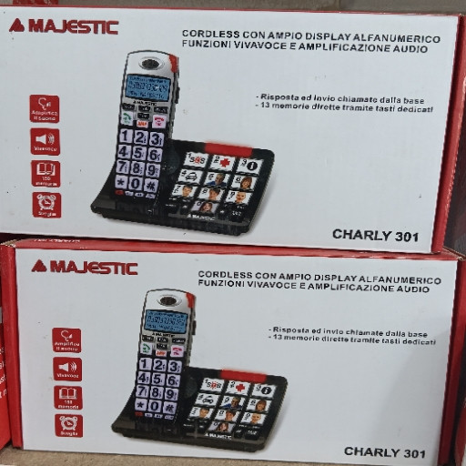 تلفن بی سیم MAJESTIC CHARLY 301 (محصول ایتالیا)