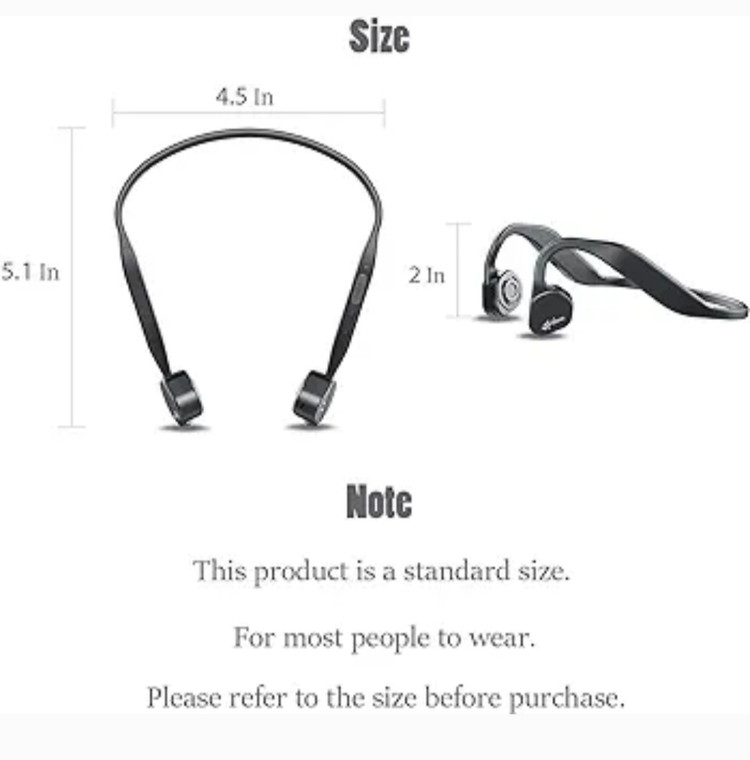هدفون هدایت استخوان بلوتوث V5.0-هدست بی سیم Vidonn F1 Sports Headset Wireless W/Mic