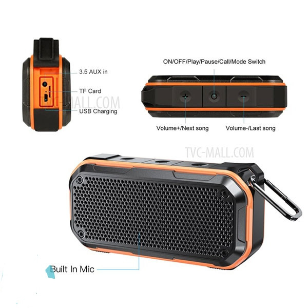 اسپیکر بلوتوثی ضد اب JUDVDX مدل BT526