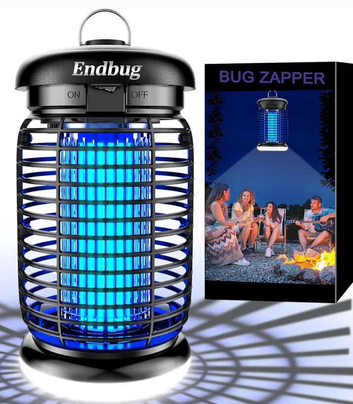 حشره کش برقی 15 وات 360 دارای چراغ ال ای دی در قسمت تحتانی دستگاهBUG ZAPPER مدل KN02