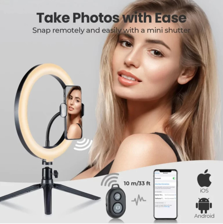 چراغ حلقه رومیزی VICTSING مدل BH472A