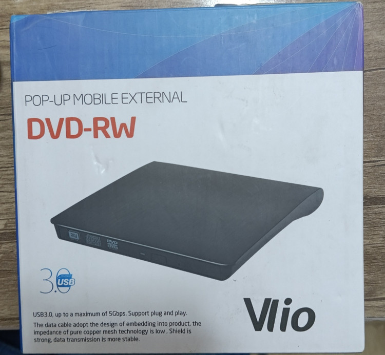 درایو DVD اکسترنال usb3 مدل pop-up برند Vlio