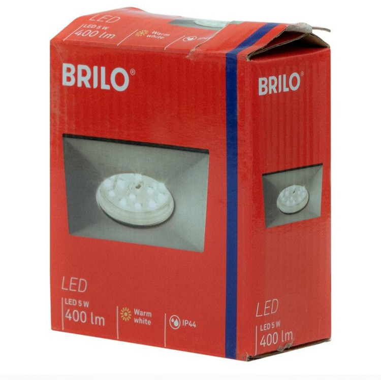 لامپ تکی LED توکار 5 واتی 400 لومنی آلمانی برند BRILO (رنگ سفید گرم)