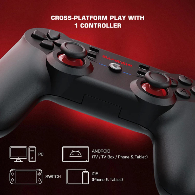 دسته بازی چند پلتفرمی وایرلس گیمسر مدل Gamesir T3S