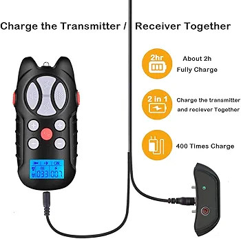 قلاده شارژی آموزش سگ ریموت دار MELOIVE مدل MDT102FR
