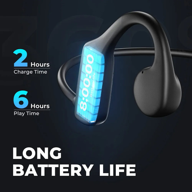 هدفون القایی استخوانی برند OPENEAR مدل AS19 دارای 32 گیگ حافظه داخلی(جدیدترین جایگزین mp3 پلیر)
