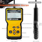 دیاگ خودرو MOTOPOWER MP69033 - اسکنر OBD2 با صفحه نمایش LCD و پشتیبانی از 9 پروتکل"(سازگار با خودرو ایرانی و خارجی)