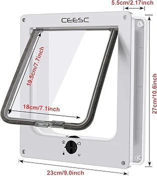 درب تردد گربه و سگ چهار حالته برند CEESC