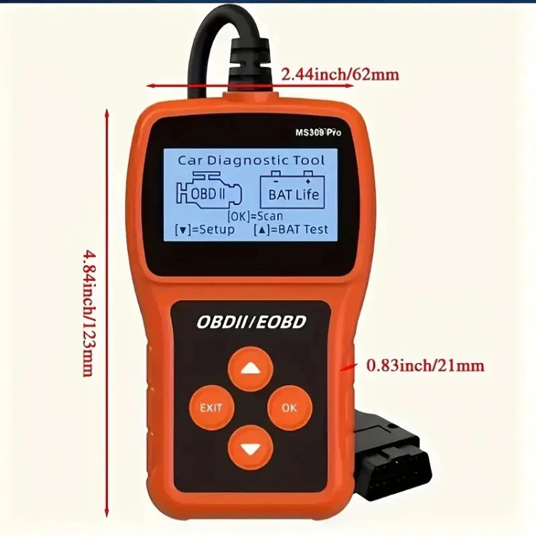 دستگاه دیاگ خودرو OB2 مدل MS309 PRO