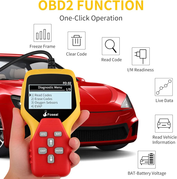 دیاگ خودرو OB2 برند Foseal مدل FO-02