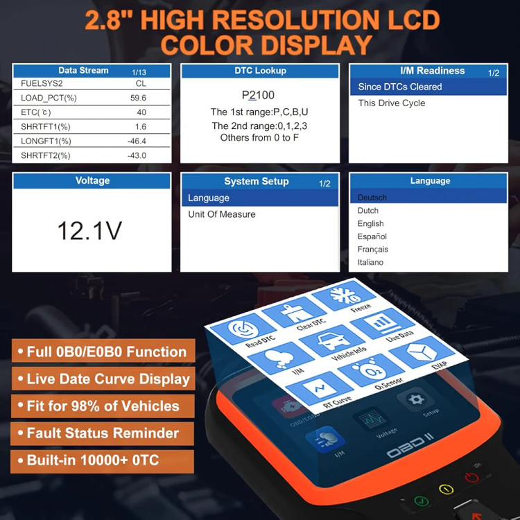 دیاگ خودرو OB2 برند homradise مدل V317