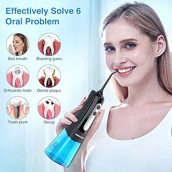 واترجت پرتابل شستو شوی دهان و دندان،قابل حمل،با مخزن 300 میلی لیتری برند INSMART
