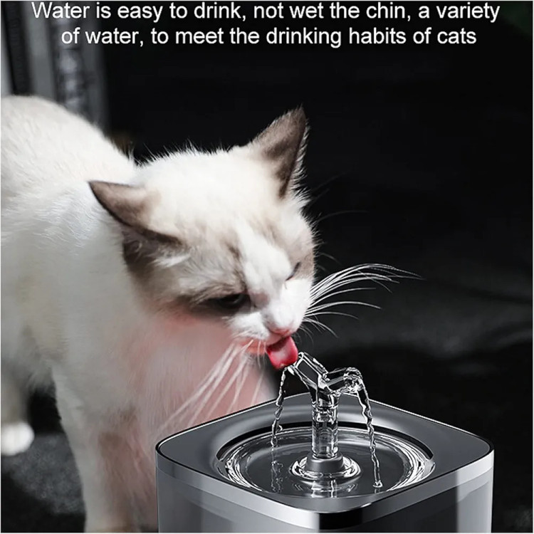 آبخوری سگ و گربه اتوماتیک 2 لیتری با پمپ آب هوشمند Pet Fountain مدل WF070