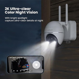 دوربین مدار بسته 360 درجه وایرلس وای فای ieGeek 2K مدل ZS-GQ2(نحوه نصب و کارکردن با آن بسیار آسان می باشد،تنها آن را به یک پریز برق می زنید،فیلم آموزشی نیز برای شما ارسال می شود و کارشناسان فروش تا زمان راه اندازی کامل با شما همراه خواهند بود)
