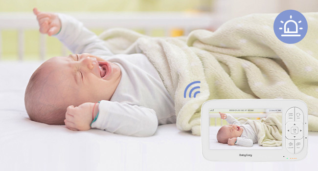 دوربین کنترل کودک با کیفیت HD(720p) برند Babycozy دارای مانیتور مخصوص و توانایی بزرگ نمایی تصویر