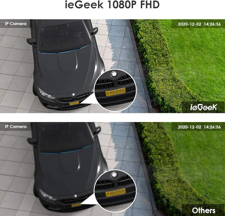 دوربین مدار بسته نظارتی تحت شبکه برند Iegeek مدل IG20 (نحوه نصب و کارکردن با آن بسیار آسان می باشد،تنها آن را به یک پریز برق می زنید،فیلم آموزشی نیز برای شما ارسال می شود و کارشناسان فروش تا زمان راه اندازی کامل با شما همراه خواهند بود)