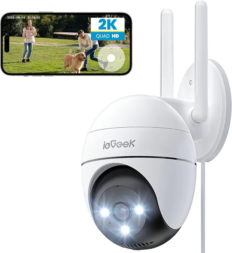 دوربین مدار بسته 360 درجه وایرلس وای فای ieGeek 2K مدل ZS-GQ2(نحوه نصب و کارکردن با آن بسیار آسان می باشد،تنها آن را به یک پریز برق می زنید،فیلم آموزشی نیز برای شما ارسال می شود و کارشناسان فروش تا زمان راه اندازی کامل با شما همراه خواهند بود)