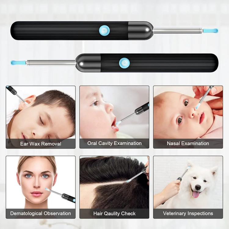 گوش پاک کن هوشمند دوربین دار EAR CLEANER