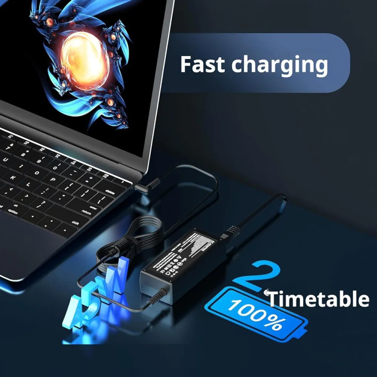 آداپتور 19.5 ولت 2.31 آمپر 45 وات مدل DL45195231 مخصوص لب تاب و نوت بوک HP(لطفأ قبل از خرید توضیحات را مطالعه کنید)