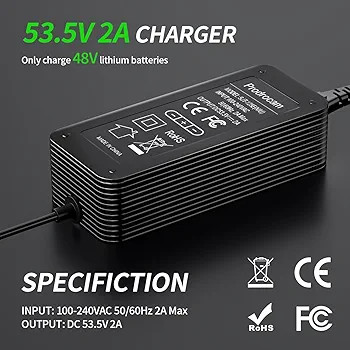 شارژر اسکوتر 53.5 ولت 2 آمپر مدل SJT-125E (لطفا قبل از خرید توضیحات را مطالعه فرمایید )