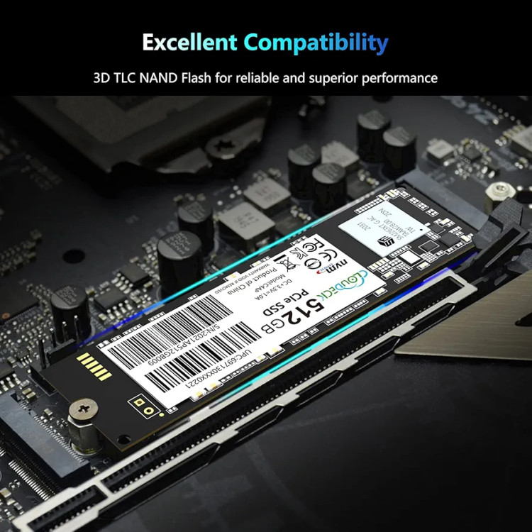 هارد NVM 512G SSD برند CLOUDECK مدل C4AP(قبل از خرید حتمن قسمت توضیحات مطالعه شود)
