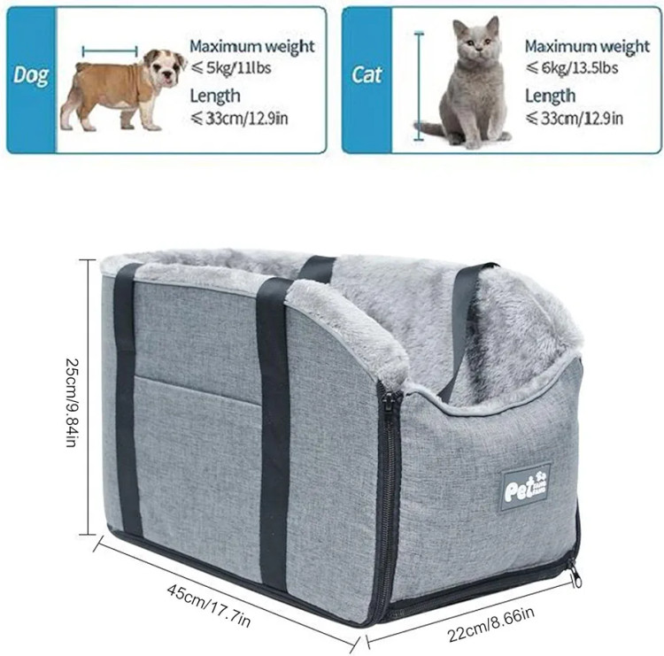 کریر سگ و گربه ,ساک حمل سگ و گربه برند Pet FANG FANG ،به عنوان صندلی داخل ماشین نیز استفاده می شود