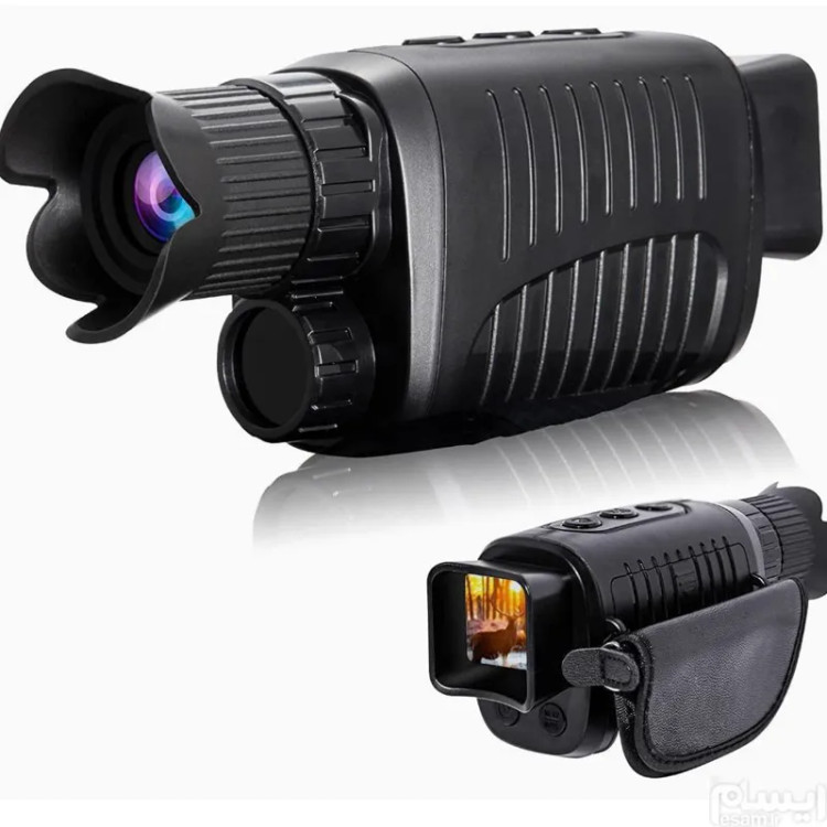 دوربین شکاری ( دید در شب ) NIGHT VISION زوم دیجیتال 10x پشتیبانی از کارت حافظه ( میکرو SD با قابلیت تصویر برداری و عکس برداری کیفیت 2k(بار آمازون)برای دیدن فیلم تست دوربین لطفا در واتس اپ پیام بدید
