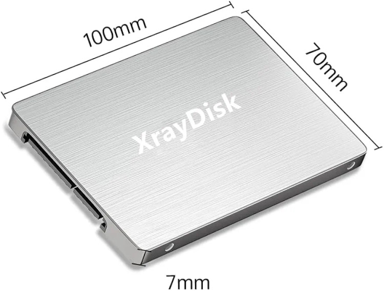هارد SSD اینترنال 1 ترا بایت SATA3 با قدرت بالای read/write 500Mbs برند Xraydisk(بار آمازون)رنگ مشکی
