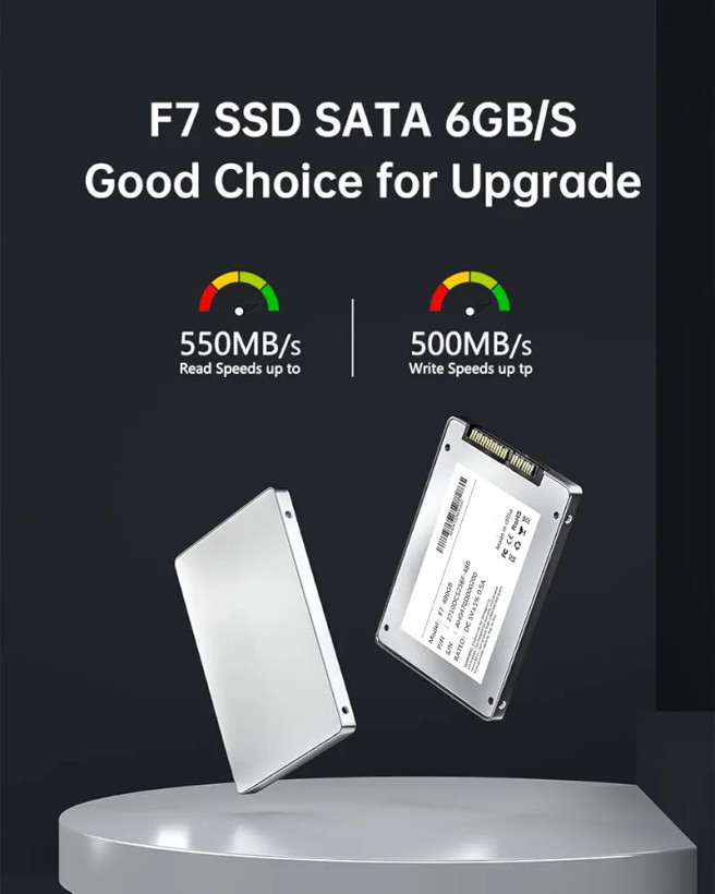 هارد SSD اینترنال 1 ترا بایت SATA3 با قدرت بالای read/write 500Mbs برند Xraydisk(بار آمازون)رنگ مشکی
