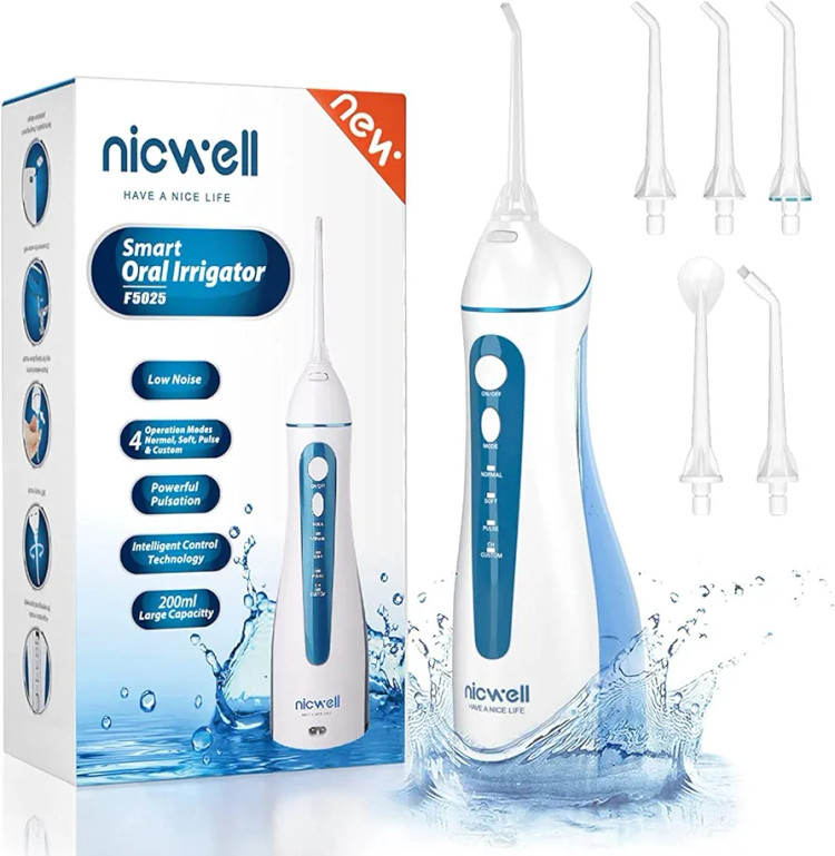 واترجت شارژی ۴ حالته با مخزن ۲۰۰ میلی لیتری برند Nicwell