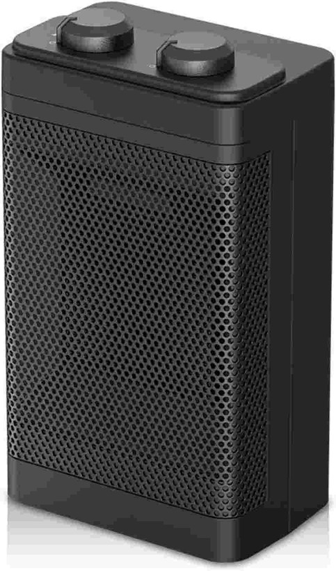 بخاری برقی قابل حمل چرخشی فن دار دوکاره(سرمایشی و گرمایشی) ۱۵۰۰ وات مدل YND-1200F(بار آمازون)مناسب برای فضای 25 متر مربعی