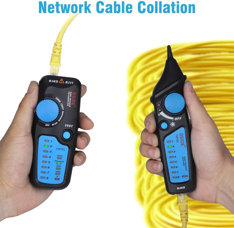 ردیاب کابل شبکه و کیت ردیاب ولتاژ RJ45 RJ11 Tracker Line Line Telepone Line Telepnation برند BSIDE مدل FWT81