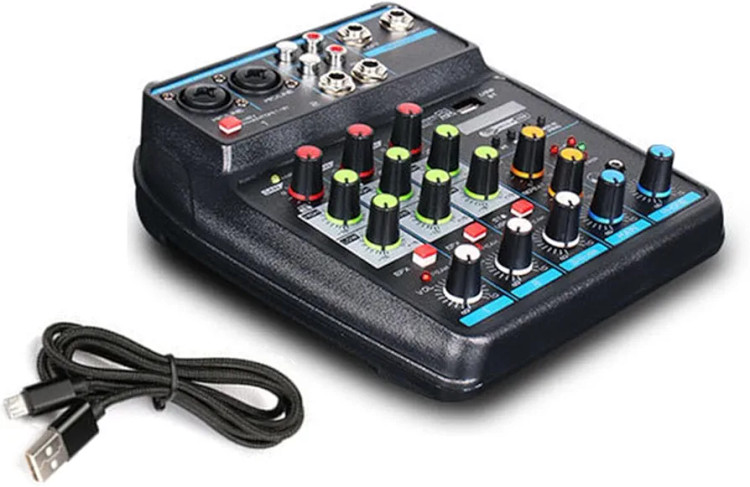 کارت میکسر صدا 4 کاناله(بار آمازون) Ultra low noise