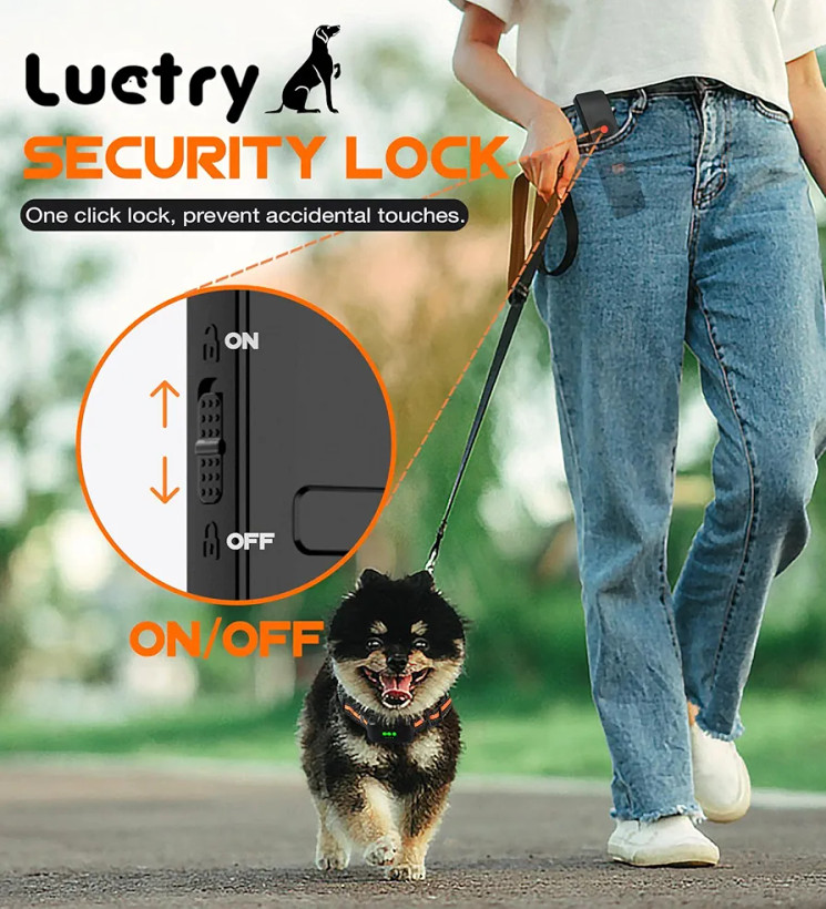 قلاده ریموت دار آموزشی تربیتی سگ برند Luctry