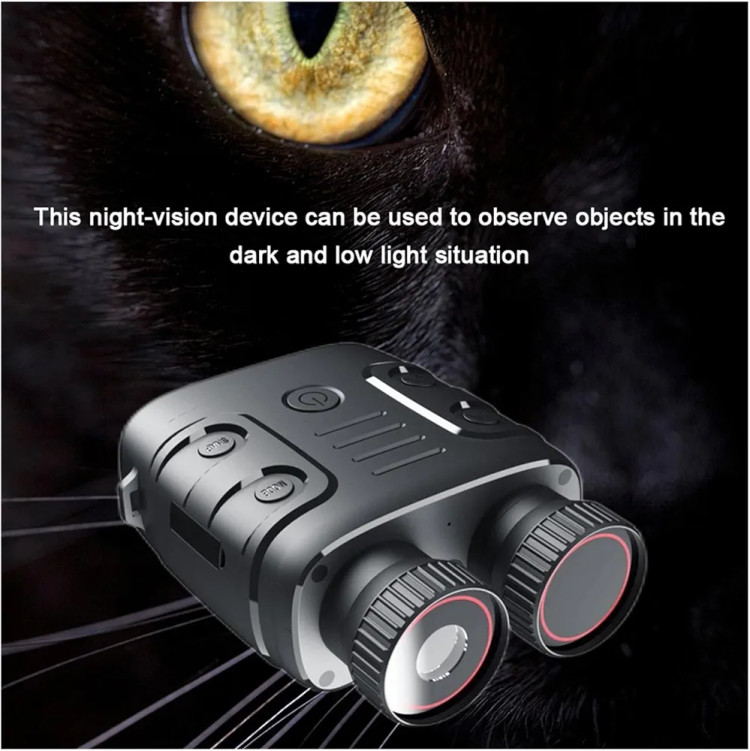 دوربین شکاری دوچشمی ( دید در شب ) NIGHT VISION زوم دیجیتال 10x پشتیبانی از کارت حافظه ( میکرو SD با قابلیت تصویر برداری و عکس برداری کیفیت 2k مدل R18(بار آمازون)برای دیدن فیلم تست دوربین لطفا در واتس اپ پیام بدید