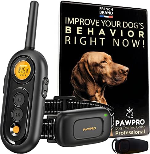قلاده ریموت دار ضد پارس و تربیتی سگ مدل سال ۲۰۲۳ برند PAWPRO