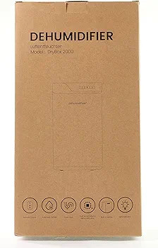 دستگاه رطوبت گیر ریموت دار ۲ لیتری برند kitette (بار آمازون) Dry box 2000 از پر فروشترین های آمازون