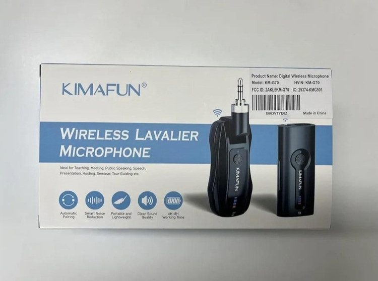 میکروفون بی سیم یقه ای برند کیمافون KIMAFUN