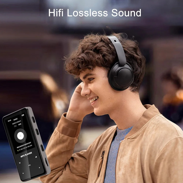 Mp3,mp4 پلیر گیره ای با صفحه نمایش 2.4 اینچی(بار آمازون)همره با یکرم 32 گیگ