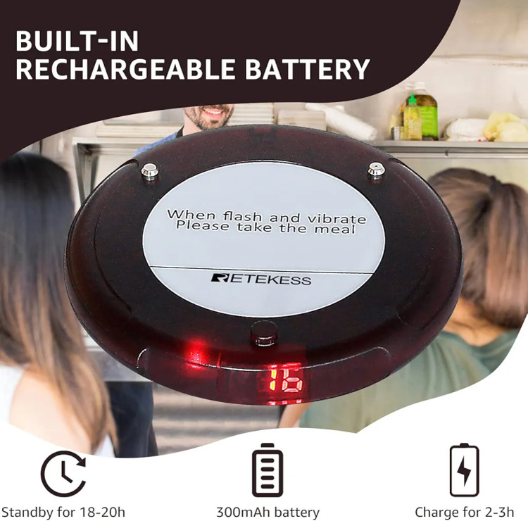 دستگاه پیجر فراخوان مشتری برند Retekess