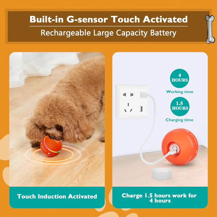 توپ دیوانه هوشمند مخصوص انواع سگ ها برند petDroid مدل M04