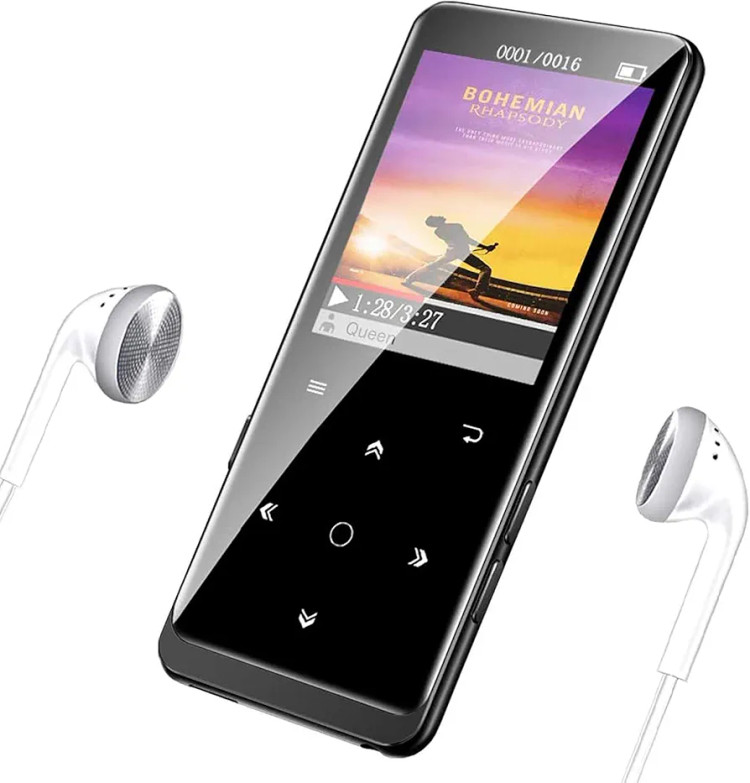 پخش کننده موسیقی با صفحه نمایش 1.8 اینچی با حافظه داخلی 16 گیگابایتی و ساپورت رم خارجی 64 گیگا بایت برند SUPEREYE