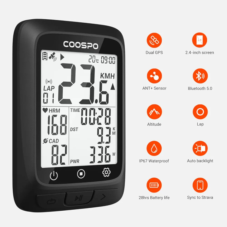 کامپیوتر دوچرخه برند COOSPO مدل BC107