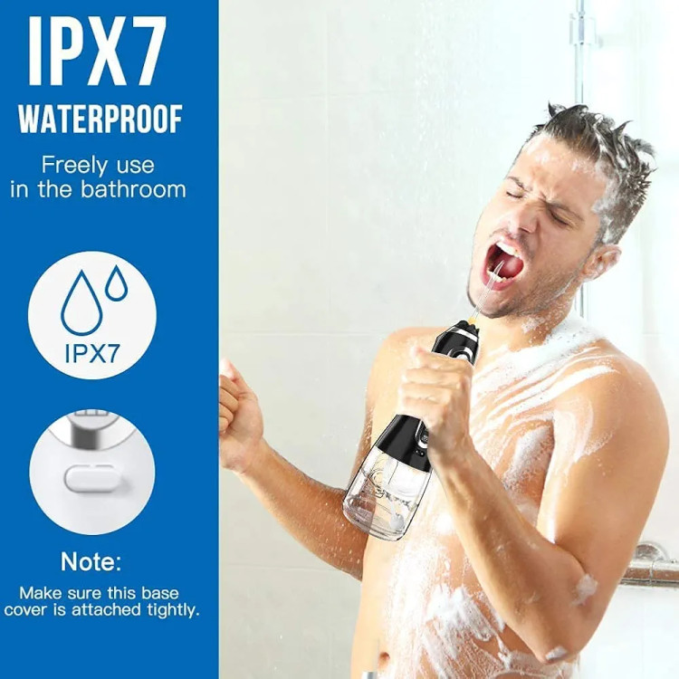 واترجت دندان شستشوی دندان و دهان شیائوومی مدل H2ofloss بی سیم، شستشوی دهان ضد آب IPX7 در 5 حالت، با مخزن آب 300 میلی لیتری(بار آمازون) برند شناخته شده اورجینال و کیفیت عالی