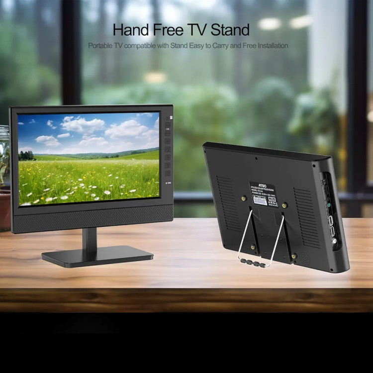تلویزیون گیرنده دیجیتال شارژی فول اچ دی ۱۲ اینچی دارای پورت Hdmi و Usb ،دارای کنترل،ورودی هدفون و بلندگوبرند ZOSHING