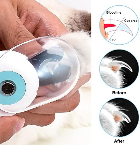 ناخن گیر چراغدار حیوانات همراه با سوهان pet gravity