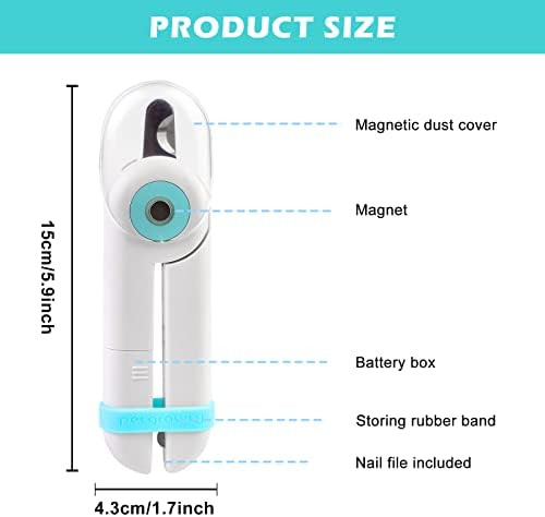 ناخن گیر چراغدار حیوانات همراه با سوهان pet gravity
