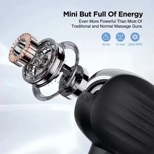 ماساژور تفنگی و پاوربانک اوریکار مدل UriKar M1 mini